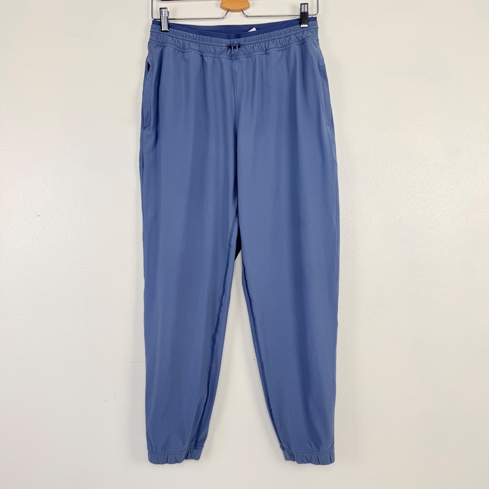 Athleta Crosstrain Jogger Pants Women M Blue Activewear Athleisure Hiking Sporty